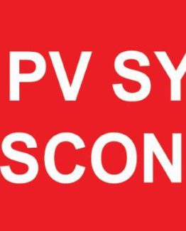 Main PV System AC Disconnect