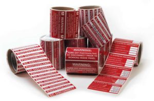 Solar Warning Labels & Stickers