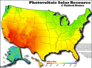 Photovoltaic Solar Resource Of The United States